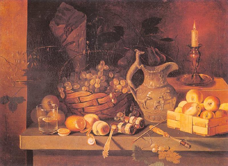 Ivan Khrutsky Still Life with a Candle oil painting image